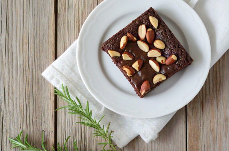 Chocolate Brownie with Brazil Nuts